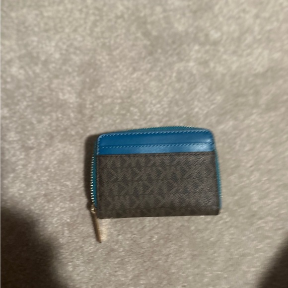 Michael Kors Mercer Women's Crossbody Bag - Brown and Dark Teal With Wallet - Picture 7 of 14